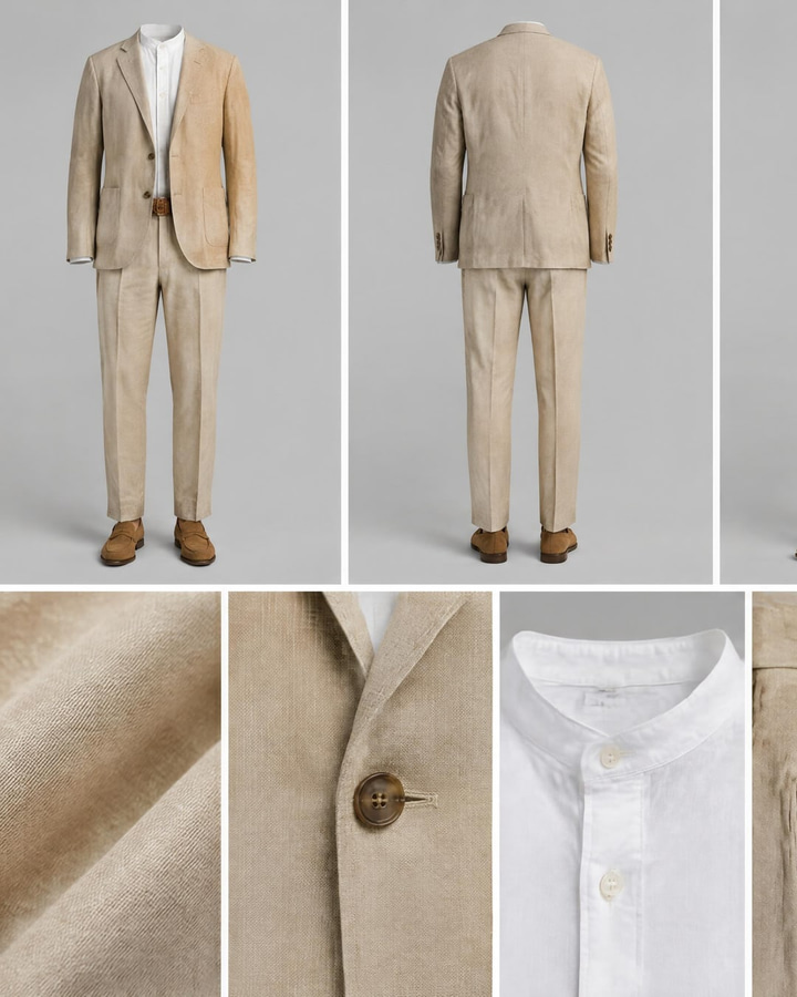 Outfit ID — one sheet, every shot.