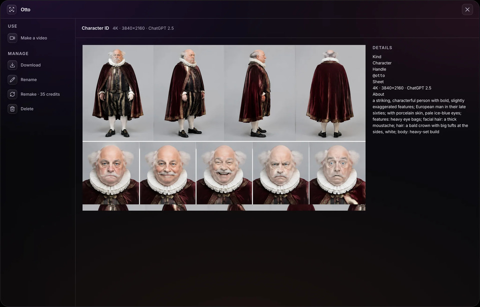 Use them anywhere: a screen of Influencer Studio