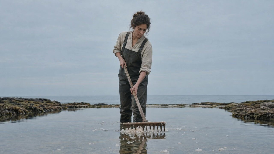 The opening film of Tidal Salt Co., a real website built by the Journey website skill